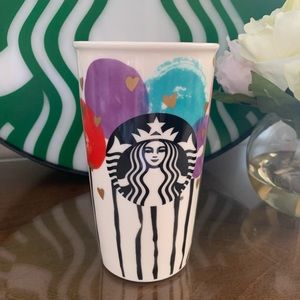 Starbucks Valentine’s Day Balloons Double Wall Traveler 12 Oz